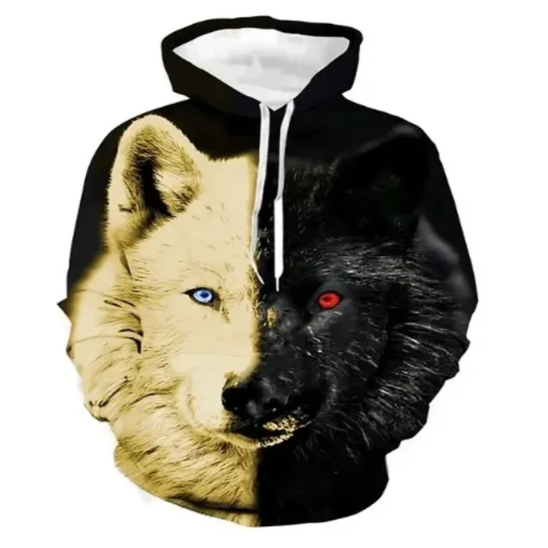 3D cool wolf print men's casual cool pullover children's hooded sweatshirt with kangaroo pocket streetwear, suitable for autumn
3D cool wolf print men's casual cool pullover children's hooded sweatshirt with kangaroo pocket streetwear, suitable for autumn