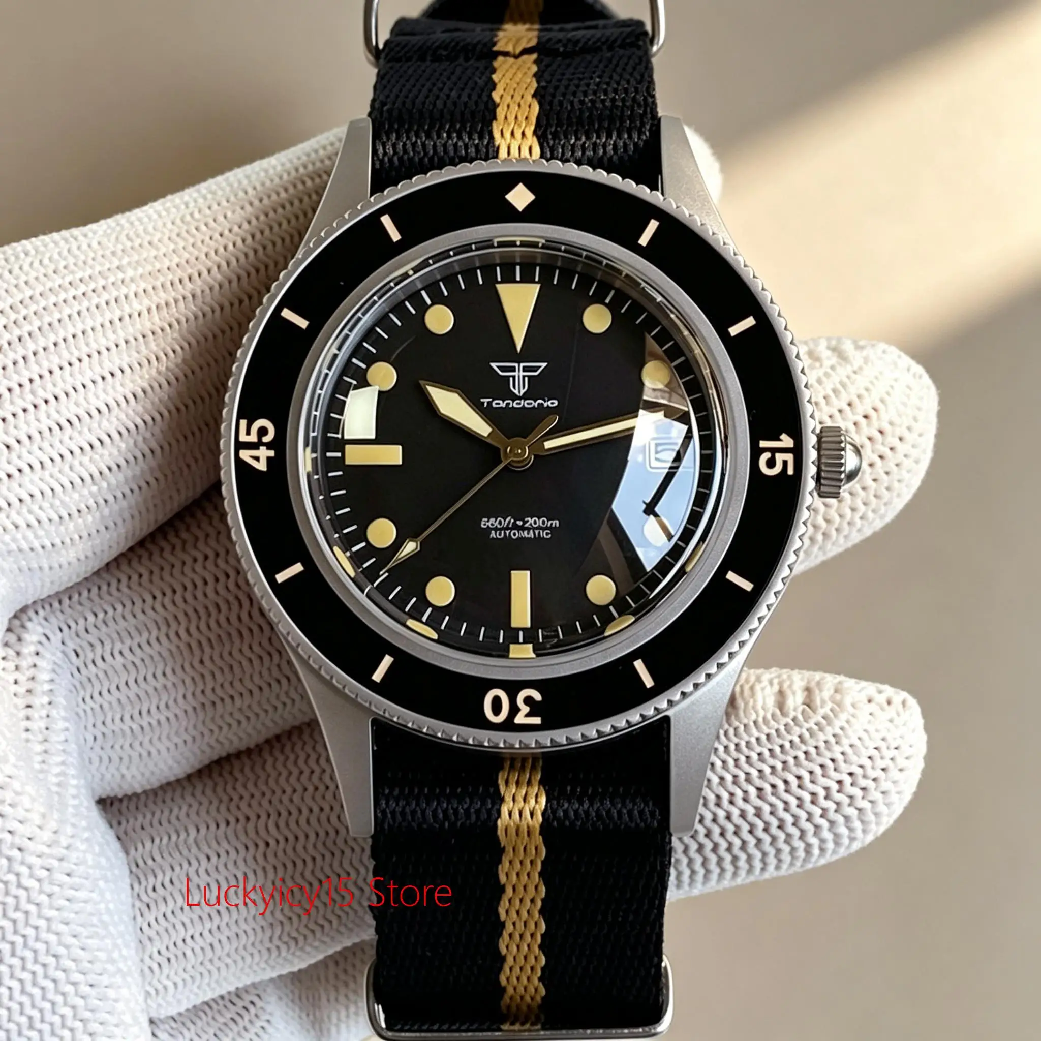 Tandorio Mechanical Watch Men Miyota 8215/Asia 2824 Movement Domed Sapphire Glass 50-fathoms Style Sandblast Watches male
Tandorio Mechanical Watch Men Miyota 8215/Asia 2824 Movement Domed Sapphire Glass 50-fathoms Style Sandblast Watches male