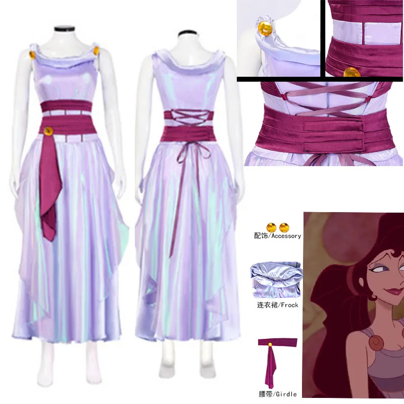 WHH Classic Role Play Megara Costume Cosplay Princesse Dress Belt Fashion Anime Cosplay Outfit Halloween Costume For Woman
WHH Classic Role Play Megara Costume Cosplay Princesse Dress Belt Fashion Anime Cosplay Outfit Halloween Costume For Woman