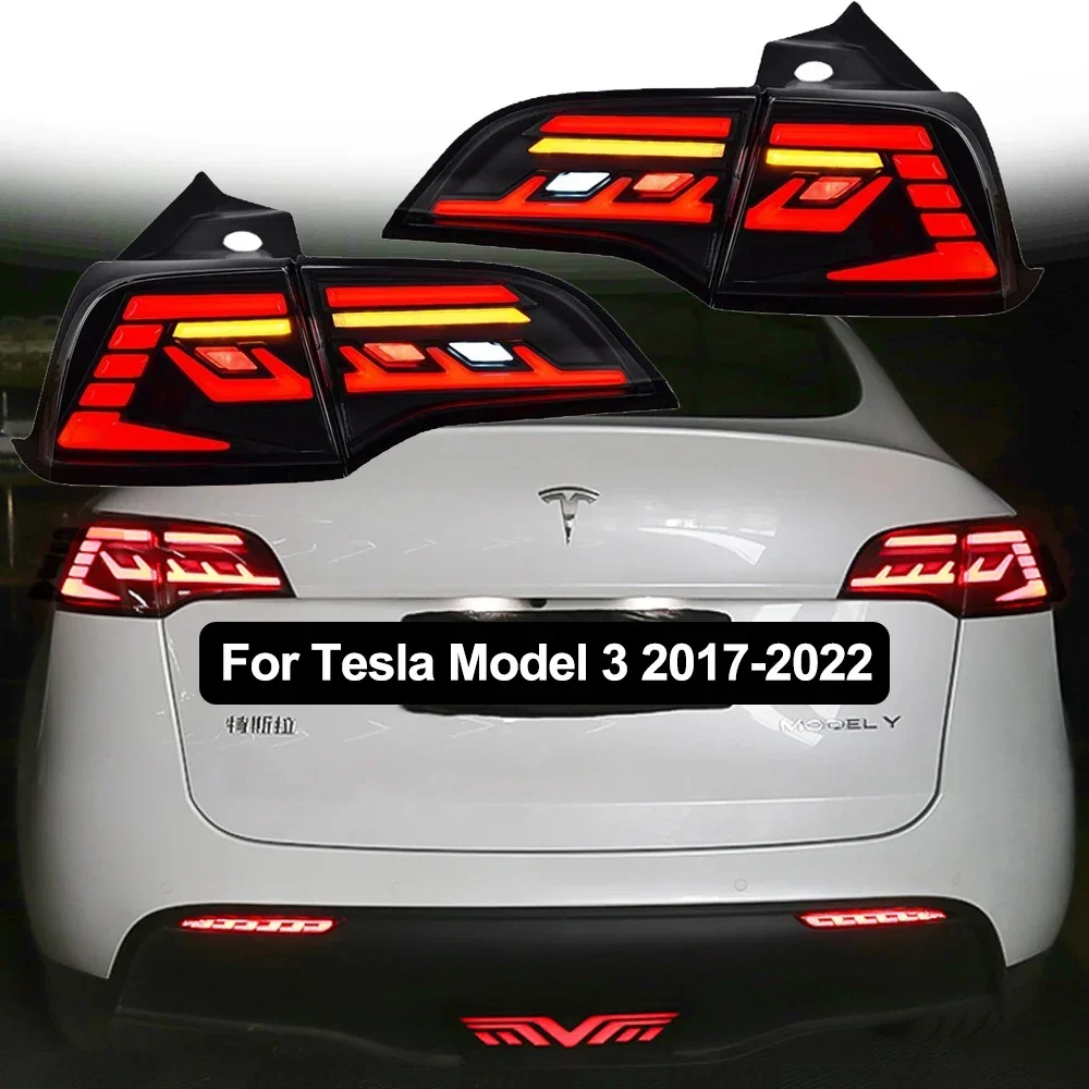 Автомобильный задний фонарь для Tesla Model 3 Y 2017-2022 Светодиодные задние фонари в сборе Последовательный динамический указатель поворота Двойной задний фонарь заднего вида
Автомобильный задний фонарь для Tesla Model 3 Y 2017-2022 Светодиодные задние фонари в сборе Последовательный динамический указатель поворота Двойной задний фонарь заднего вида