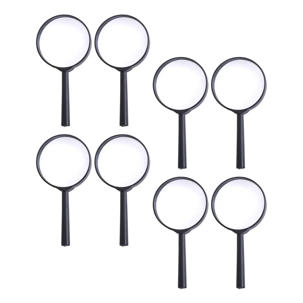 8Pcs Kids Magnifying Glass Handheld Educational Plaything for Children Sturdy Plastic Magnifier for Nature Study Travel Camping
8Pcs Kids Magnifying Glass Handheld Educational Plaything for Children Sturdy Plastic Magnifier for Nature Study Travel Camping