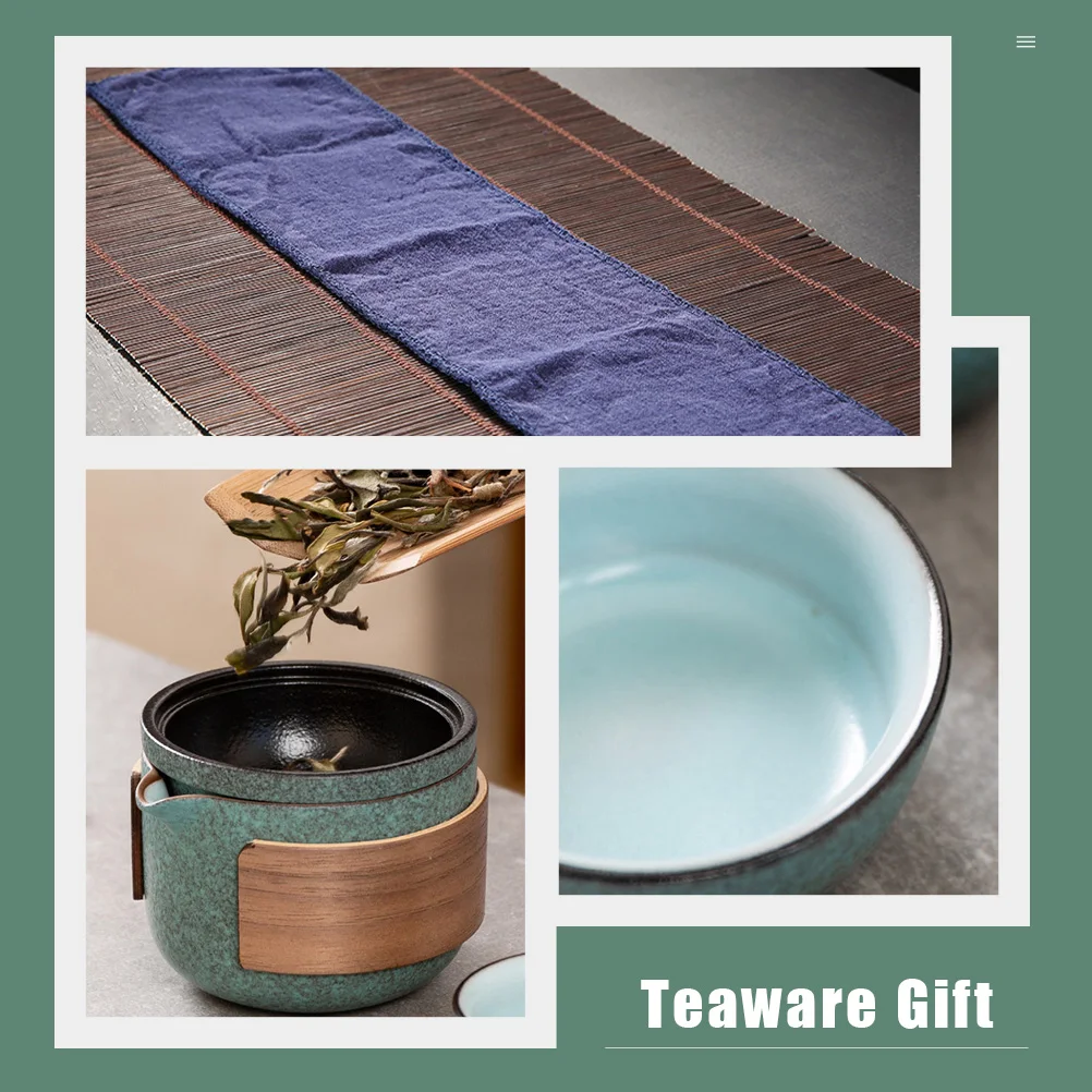 1 set Kung Fu Tea Set Porcelain Wood Portable Elegant Family Household Safe Practical Teaware Gift for Leisure Travel
1 set Kung Fu Tea Set Porcelain Wood Portable Elegant Family Household Safe Practical Teaware Gift for Leisure Travel