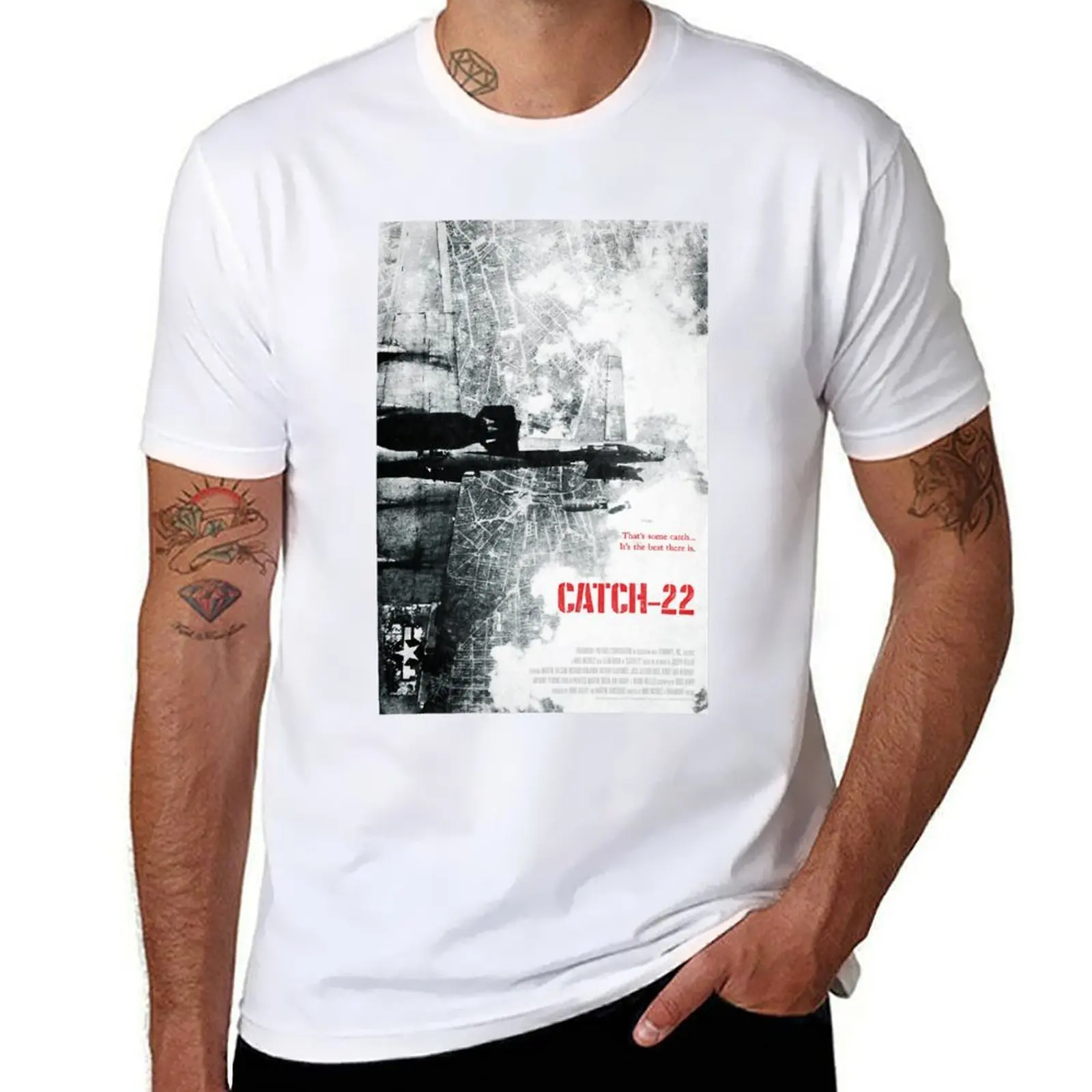 Catch-22 classic T-Shirt man t shirt summer t shirts cotton 100% T-Shirt
Catch-22 classic T-Shirt man t shirt summer t shirts cotton 100% T-Shirt