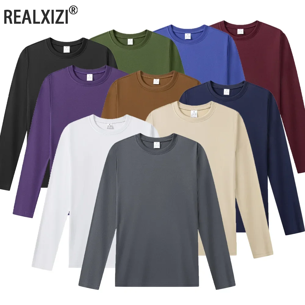Spring Summer Men's Long Sleeve T Shirts Casual Round Neck Soft Tees Tops Men Sports Comfortable Versatile Basics T-shirtsgraphi
Spring Summer Men's Long Sleeve T Shirts Casual Round Neck Soft Tees Tops Men Sports Comfortable Versatile Basics T-shirtsgraphi