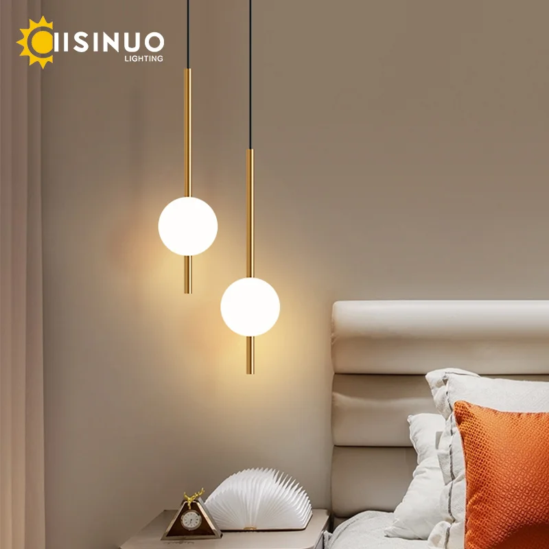 Bedhead pendant light, simple modern master bedroom, Nordic hanging line light, TV background wall, light luxury counter, long l
Bedhead pendant light, simple modern master bedroom, Nordic hanging line light, TV background wall, light luxury counter, long l