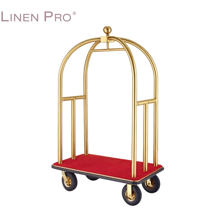 Stainless Steel Lobby Luggage Trolley Cart for Hotel
Stainless Steel Lobby Luggage Trolley Cart for Hotel