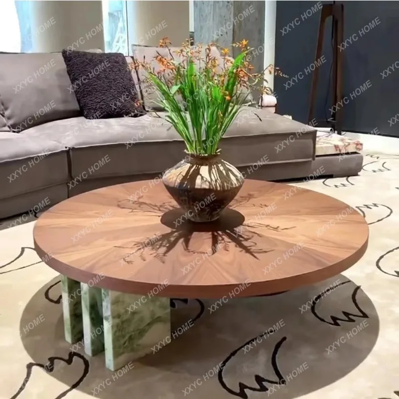 Medieval Minimalist Style Round Natural Marble Living Room Coffee Table Light Luxury Modern Combination Coffee Table
Medieval Minimalist Style Round Natural Marble Living Room Coffee Table Light Luxury Modern Combination Coffee Table