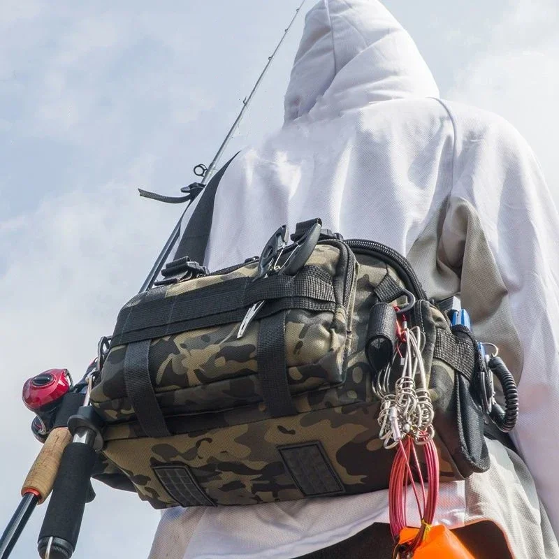 Tactical Large Capacity Lure Fishing Bag Multi-Function Waist Bag Fishing Rod Bag Tactical Backpack Shoulder Bags Fishing Gear
Tactical Large Capacity Lure Fishing Bag Multi-Function Waist Bag Fishing Rod Bag Tactical Backpack Shoulder Bags Fishing Gear