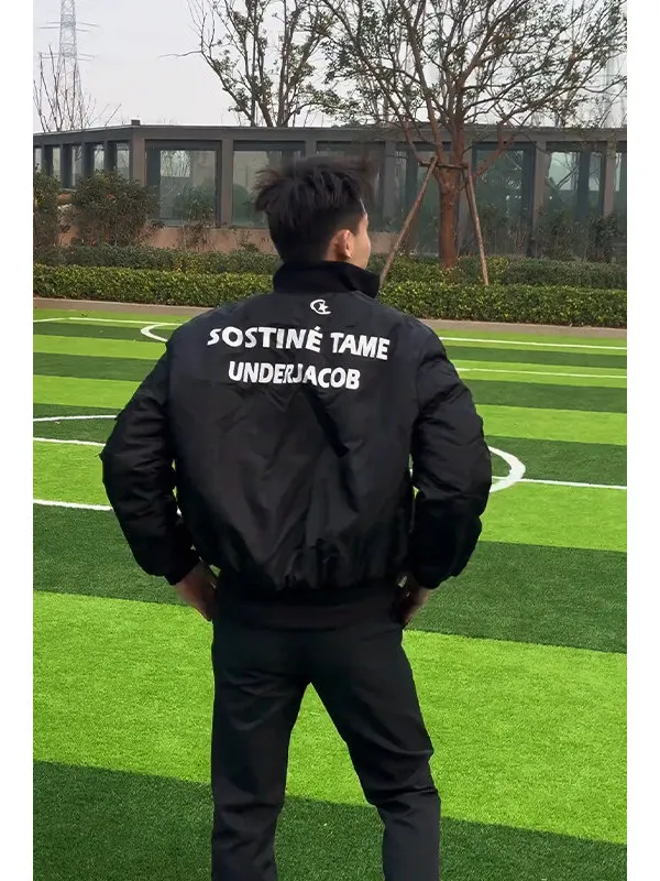 Warm Cotton Jaet Men's American Sle Letter Print Workwear Cotton Coat Tee-Proof Stand Collar Baseball Outerwear
Warm Cotton Jaet Men's American Sle Letter Print Workwear Cotton Coat Tee-Proof Stand Collar Baseball Outerwear