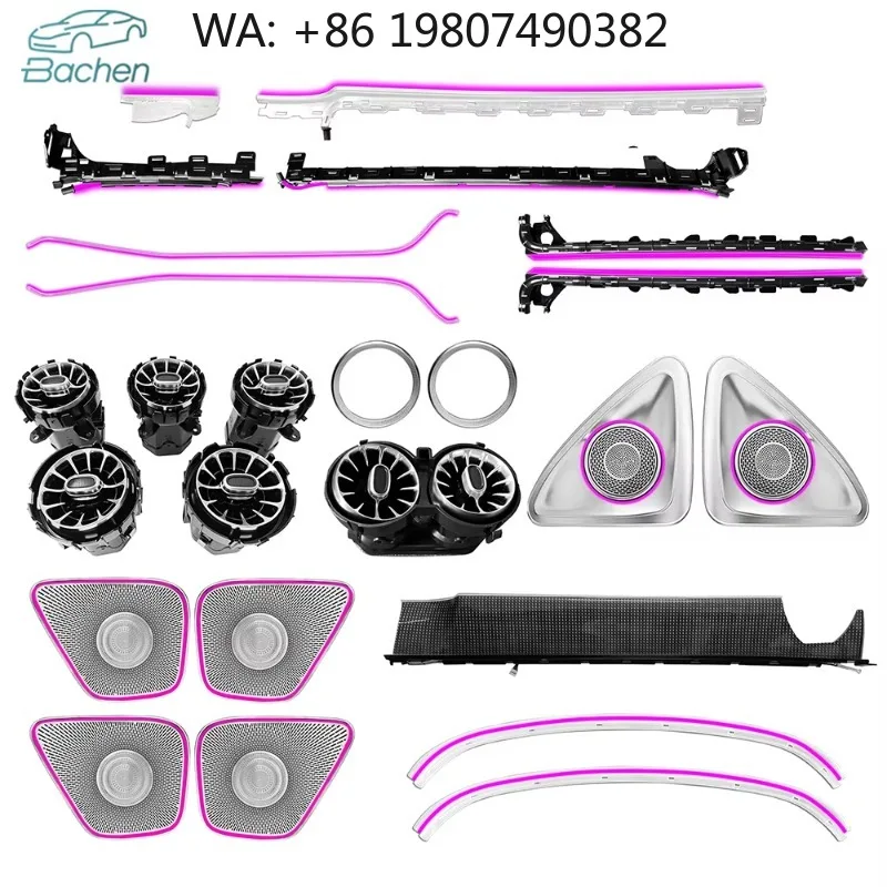 64 Color Atmosphere LED Interior Ambient Light Upgrade Fit A-Class W177 CLA W118 C118 2020-2025 Car Decor Accessories
64 Color Atmosphere LED Interior Ambient Light Upgrade Fit A-Class W177 CLA W118 C118 2020-2025 Car Decor Accessories