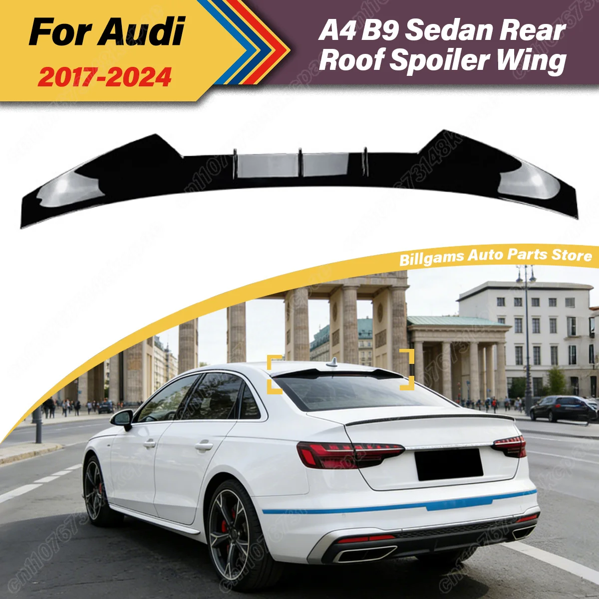 For Audi A4 B9 Sedan 2017 2018 2019 2020 2021 2022 2023 2024 Rear Trunk Spoiler Car Tail Wing Fixed Wind Wing Body Kit
For Audi A4 B9 Sedan 2017 2018 2019 2020 2021 2022 2023 2024 Rear Trunk Spoiler Car Tail Wing Fixed Wind Wing Body Kit