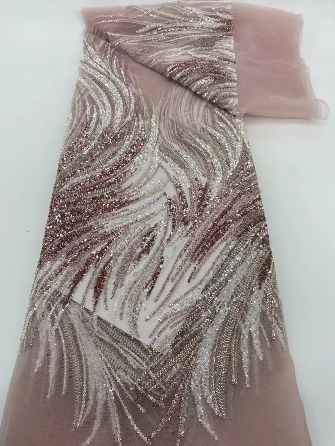 African Beaded Mesh Lace Fabric,For Sewing,Clothes,Sequin,Tulle,Wedding Dresses,Embroidery, Fabrics By The Meter,Crafts,5 Yards
African Beaded Mesh Lace Fabric,For Sewing,Clothes,Sequin,Tulle,Wedding Dresses,Embroidery, Fabrics By The Meter,Crafts,5 Yards