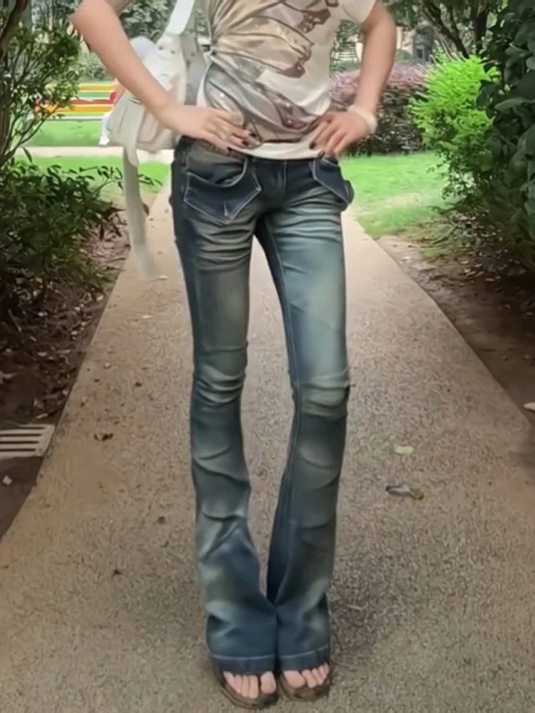 Low Waist Slim Fit Heavy Duty Washed Denim Jeans Women's Fall New Style plus Size American Retro Hot Girl Long Pants
Low Waist Slim Fit Heavy Duty Washed Denim Jeans Women's Fall New Style plus Size American Retro Hot Girl Long Pants