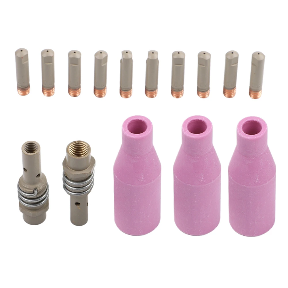 15PCS Earthenware Nozzle Kit With Coating Tips And Holders For 15AK MB15 MIG MAG Welding Torch Gas Shield Accessories
15PCS Earthenware Nozzle Kit With Coating Tips And Holders For 15AK MB15 MIG MAG Welding Torch Gas Shield Accessories