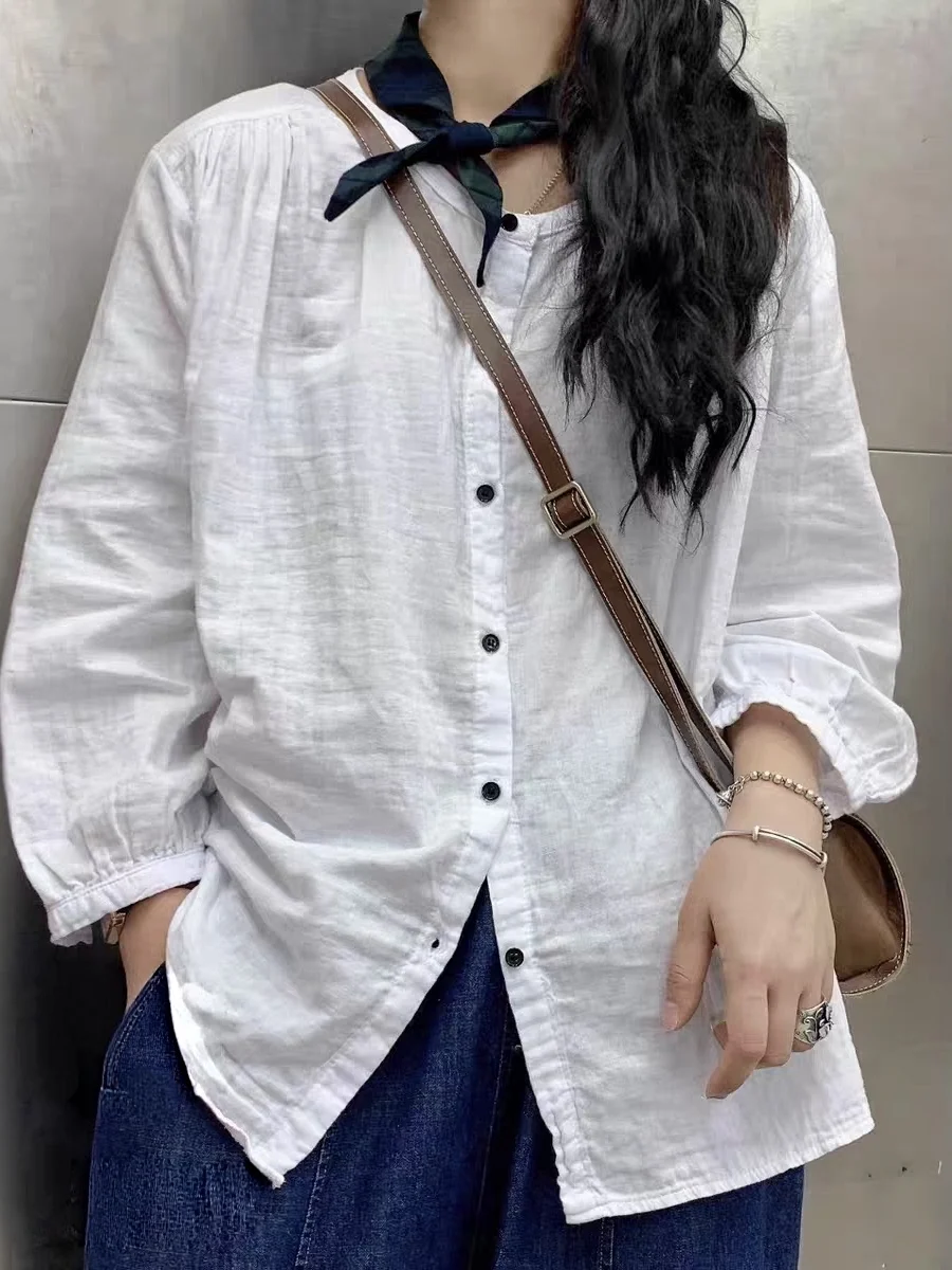 Женская повседневная хлопково-льняная длинная све irt, свободная посадка, универсальная, дышащая, удобная, осеннее, новое поступление
Женская повседневная хлопково-льняная длинная све irt, свободная посадка, универсальная, дышащая, удобная, осеннее, новое поступление