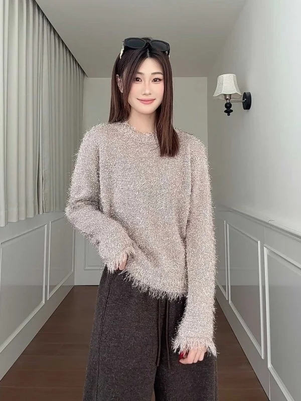 Chic Long Sve Knitted Sweater Women's Zen Sle Loose Fit Faionable Versatile Loose Knitwear Gentle Cool Tone
Chic Long Sve Knitted Sweater Women's Zen Sle Loose Fit Faionable Versatile Loose Knitwear Gentle Cool Tone