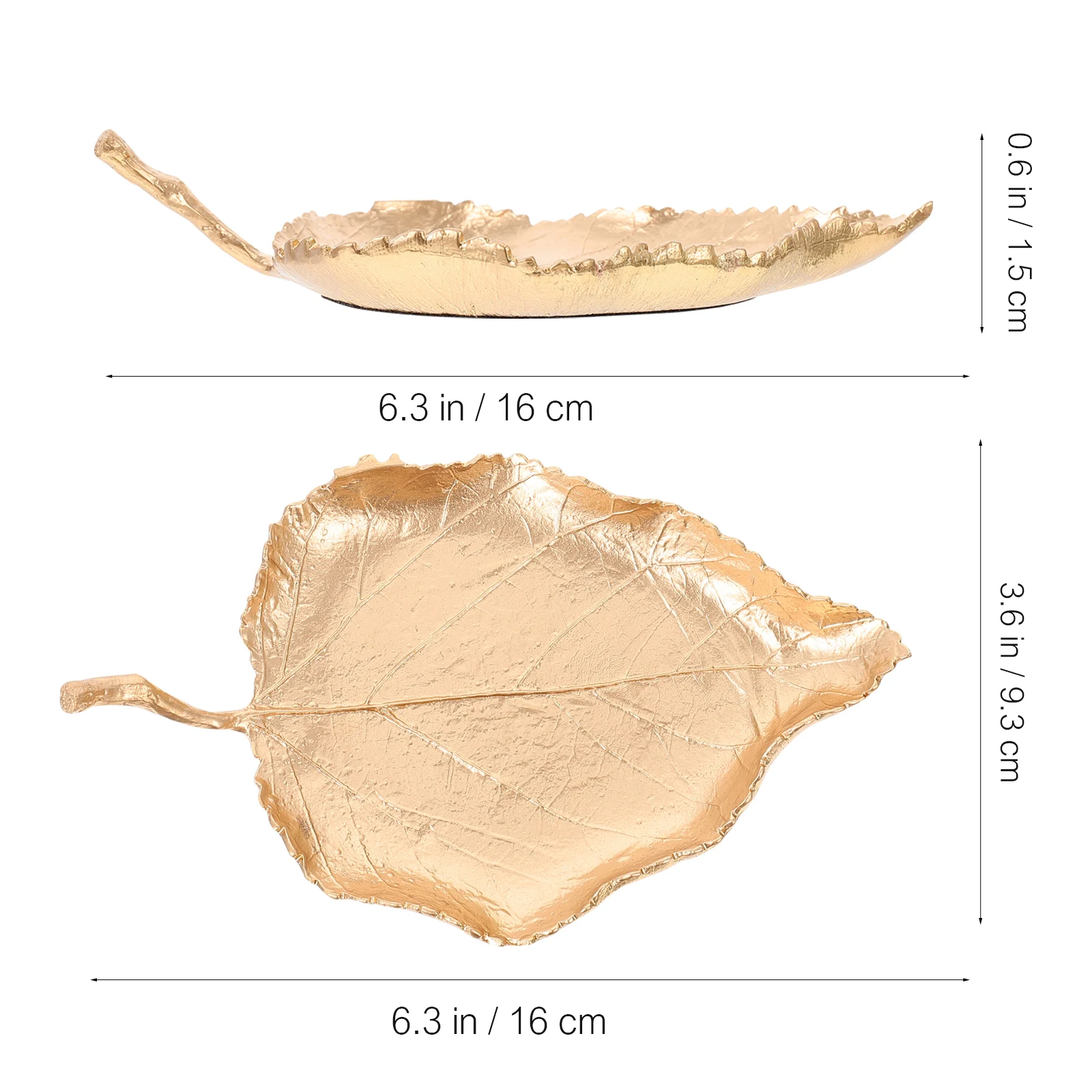 1pc Leaf Jewelry Tray Elegant Storage Holder For Cosmetics Rings Necklaces Display Desktop Decor Durable High-Class Material
1pc Leaf Jewelry Tray Elegant Storage Holder For Cosmetics Rings Necklaces Display Desktop Decor Durable High-Class Material