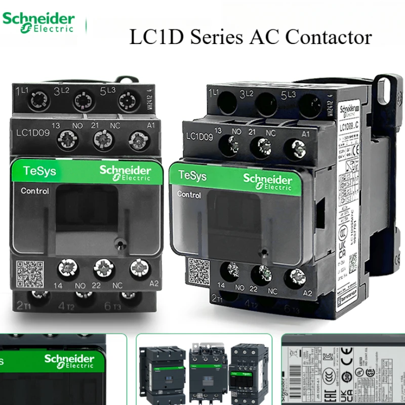 Schneider Contactor LC1D Series LC1D115 LC1D150 LC1D170 AC Contactor TeSys New Black
Schneider Contactor LC1D Series LC1D115 LC1D150 LC1D170 AC Contactor TeSys New Black