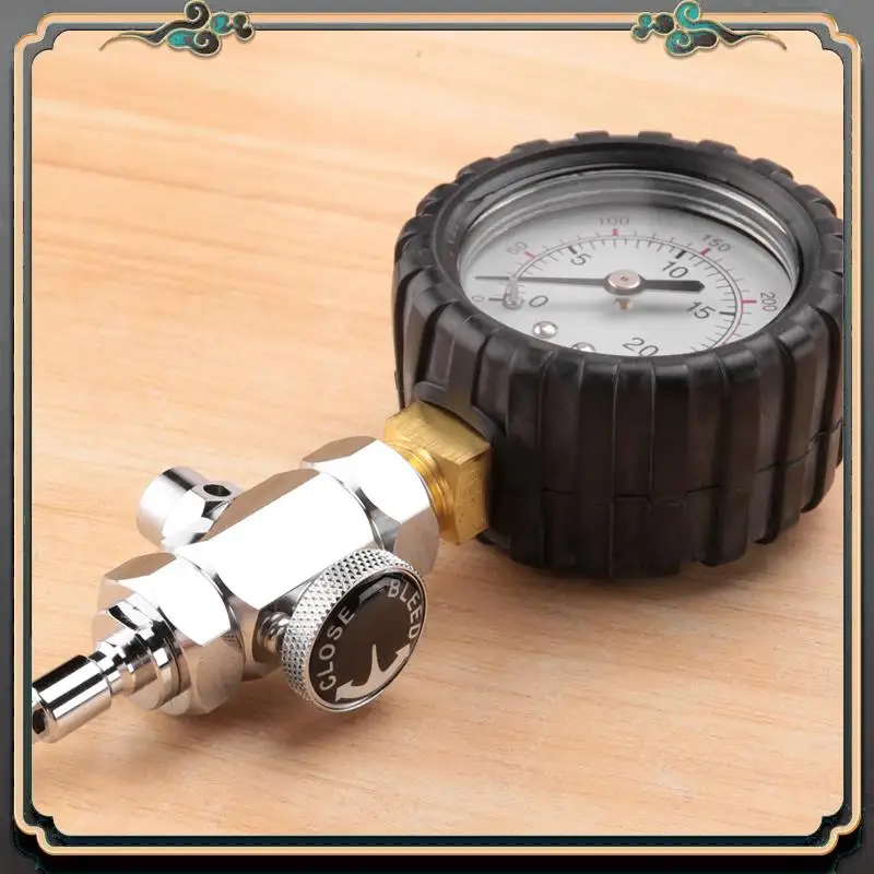 Premium Scuba Diving Pressure Gauge For BCD Regulators Checkers Analyser 300PSI Gas Output Adjustable Testing Table
Premium Scuba Diving Pressure Gauge For BCD Regulators Checkers Analyser 300PSI Gas Output Adjustable Testing Table