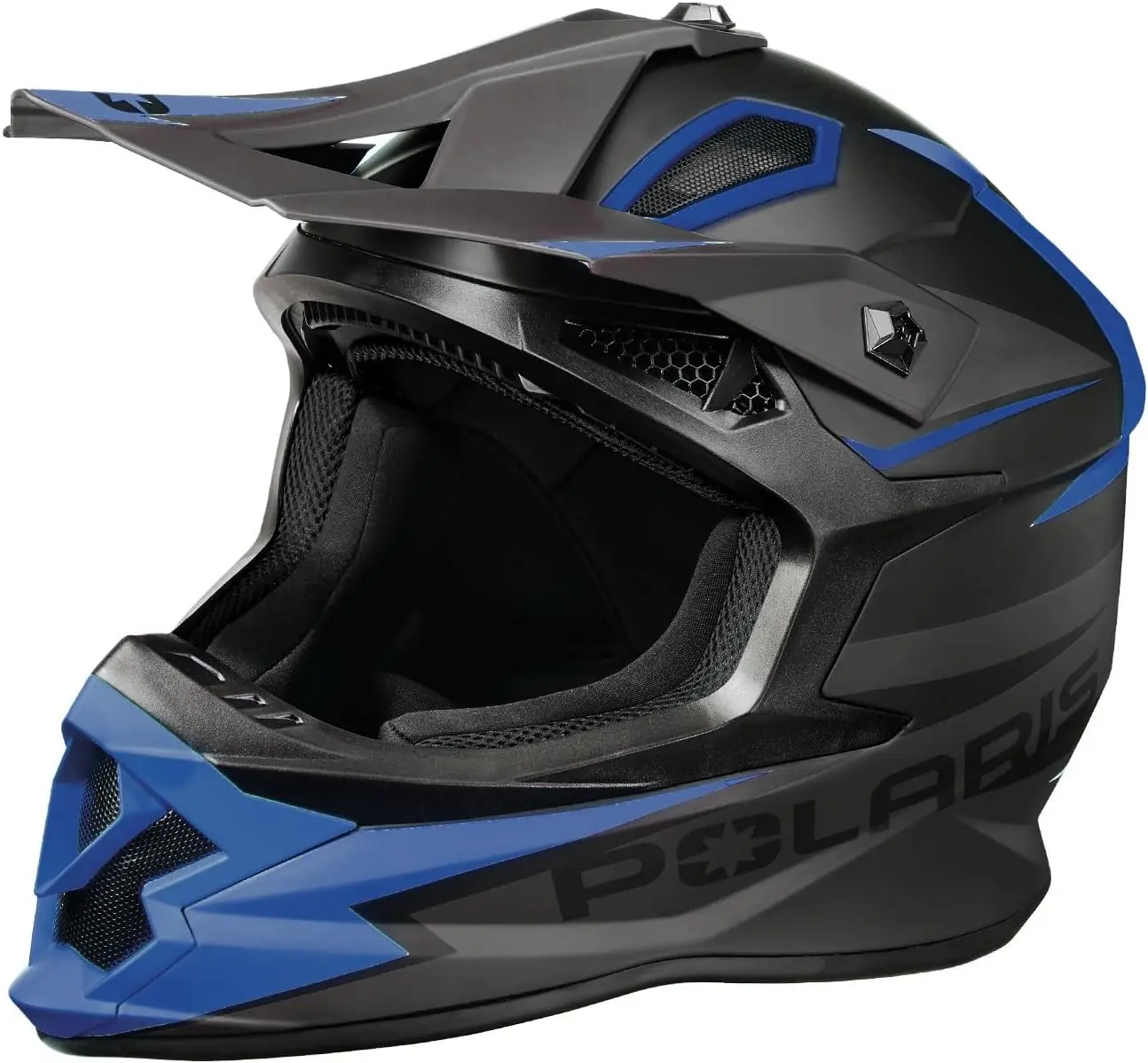 Tenacity 4.0 Helmet, for ATV, UTV, Side by Side Riding, ECE and DOT Certified, Shock-Resistant Shell, Blue/Black - 2833143 
Tenacity 4.0 Helmet, for ATV, UTV, Side by Side Riding, ECE and DOT Certified, Shock-Resistant Shell, Blue/Black - 2833143