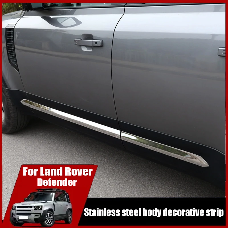 Для Land Rover Defender 2023 2022 2021 2020, Декоративная полоса корпуса, полоса для края двери, панель двери из нержавеющей стали, яркая полоса
Для Land Rover Defender 2023 2022 2021 2020, Декоративная полоса корпуса, полоса для края двери, панель двери из нержавеющей стали, яркая полоса
