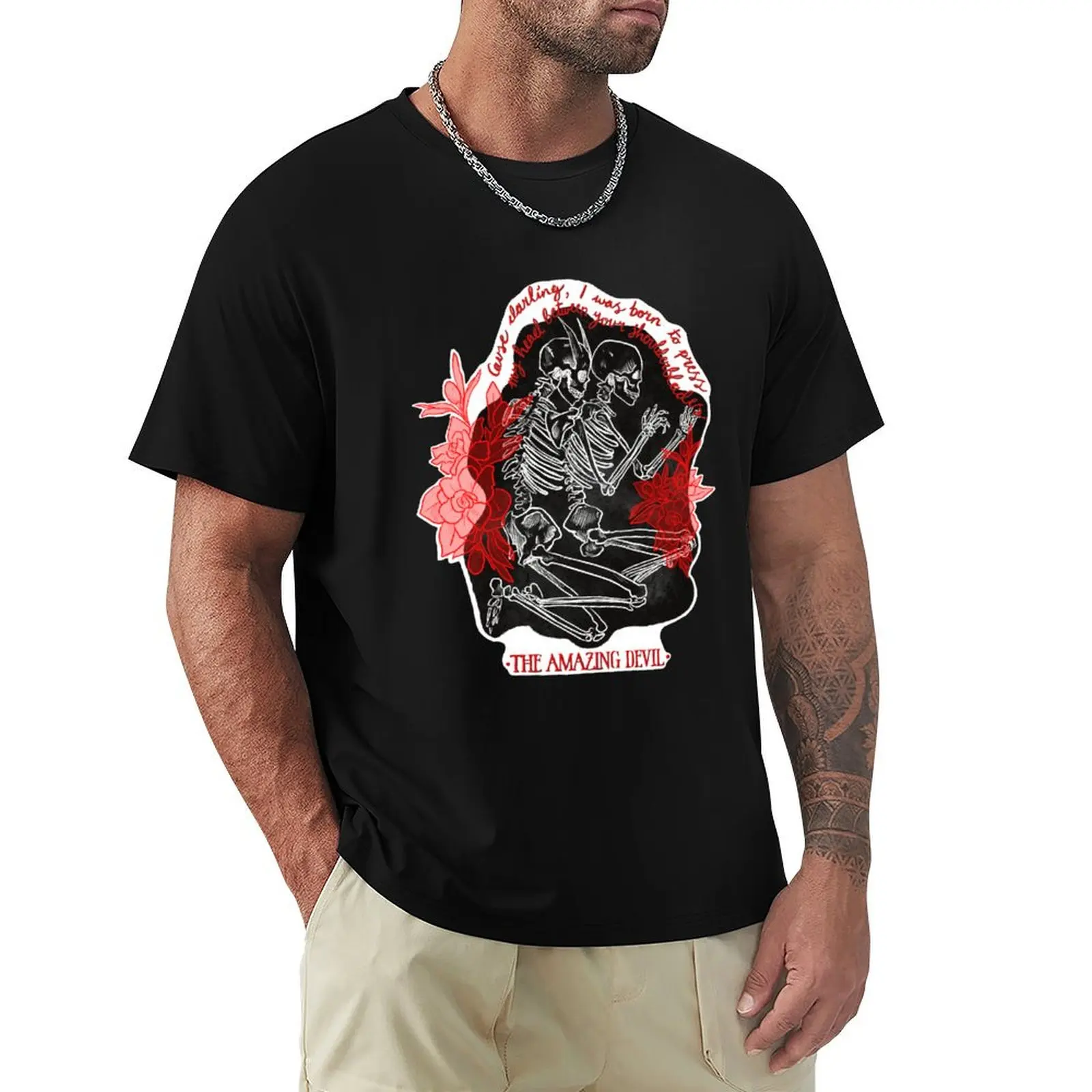The Amazing Devil - Fair Lyrics T-Shirt shirts graphic tees boys animal print luxury designer Men's t shirts
The Amazing Devil - Fair Lyrics T-Shirt shirts graphic tees boys animal print luxury designer Men's t shirts