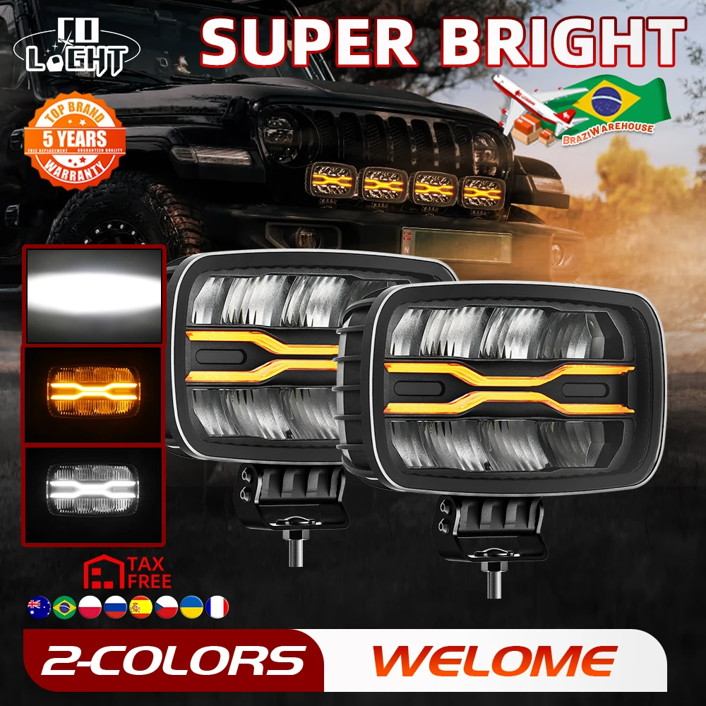 CO LIGHT 10 " LED Light SCAN- Off road Headlight Spotlight Truck Auxiliary Square Car LED Driving Start-up Amber White DRL 12V
CO LIGHT 10 " LED Light SCAN- Off road Headlight Spotlight Truck Auxiliary Square Car LED Driving Start-up Amber White DRL 12V