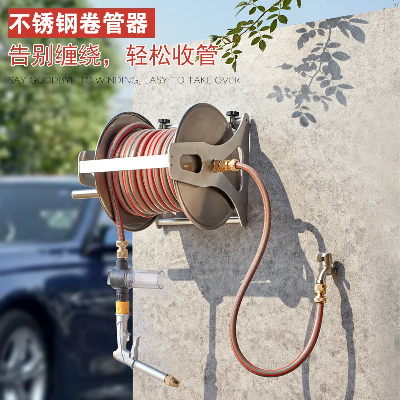 Household car wash water pipe reel, water gun storage rack, pipe reel coil water pipe rack is not wound
Household car wash water pipe reel, water gun storage rack, pipe reel coil water pipe rack is not wound