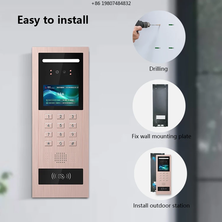 4G Wireless Centralized Management Software, IP 7 Inch Intercom System for Multiple Buildings Control
4G Wireless Centralized Management Software, IP 7 Inch Intercom System for Multiple Buildings Control