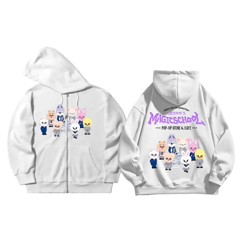 SKZOO Hooded Zip-up Sweatshirts for Adults and Children with A Hood and A Zipper Christmas Gift Autumn Winter
SKZOO Hooded Zip-up Sweatshirts for Adults and Children with A Hood and A Zipper Christmas Gift Autumn Winter