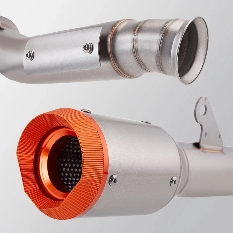 Motorcycle Modified Integrated Tail Section Exhaust Pipe Muffler with Orange Cap for CF 800MT
Motorcycle Modified Integrated Tail Section Exhaust Pipe Muffler with Orange Cap for CF 800MT