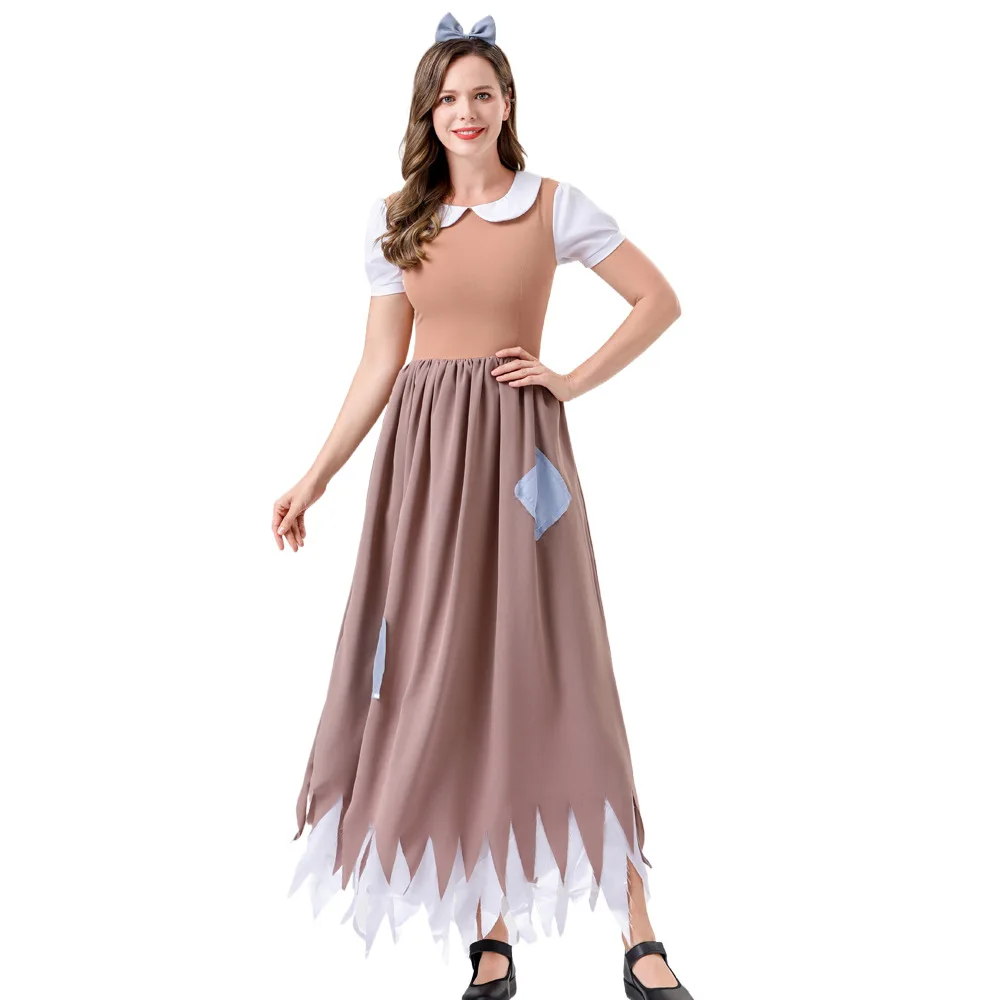 Halloween Costume Maid Dress European And American Snow White Dress Snow White Patchwork Dress
Halloween Costume Maid Dress European And American Snow White Dress Snow White Patchwork Dress