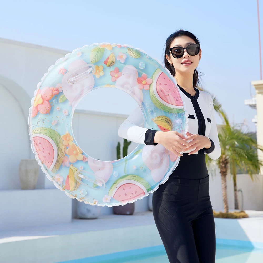 Summer Inflatable Pool Float Swim Ring PVC Water Tube Adult Floating Ring Fruit Print Swim Circle for Pool Party Beach Vacation
Summer Inflatable Pool Float Swim Ring PVC Water Tube Adult Floating Ring Fruit Print Swim Circle for Pool Party Beach Vacation