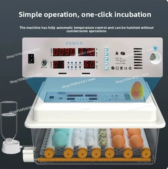 16/24 egg fully automatic rotating incubator farm poultry use double electric small household brooder
16/24 egg fully automatic rotating incubator farm poultry use double electric small household brooder