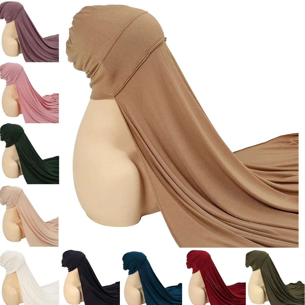 Muslim Women Instant Chiffon Hijab with Cap Bonnet Shawl Head Scarf Under Scarf Cover Headwrap Turbante Islamic Femme Headband
Muslim Women Instant Chiffon Hijab with Cap Bonnet Shawl Head Scarf Under Scarf Cover Headwrap Turbante Islamic Femme Headband