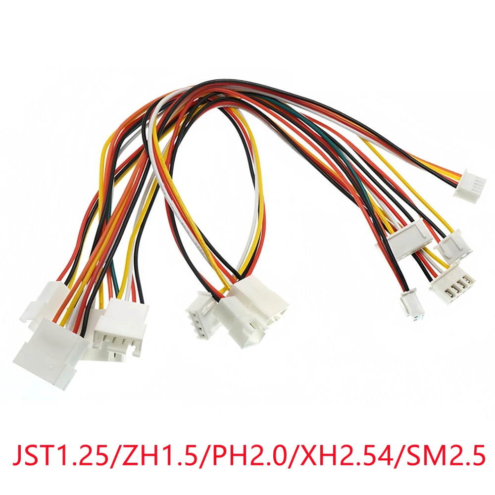 5pcs JST1.25 ZH1.5mm PH2.0 XH2.54mm 2P 3P 4P 5P 6P Male to Female Extension Aerial Docking Wire Cable 20cm
5pcs JST1.25 ZH1.5mm PH2.0 XH2.54mm 2P 3P 4P 5P 6P Male to Female Extension Aerial Docking Wire Cable 20cm