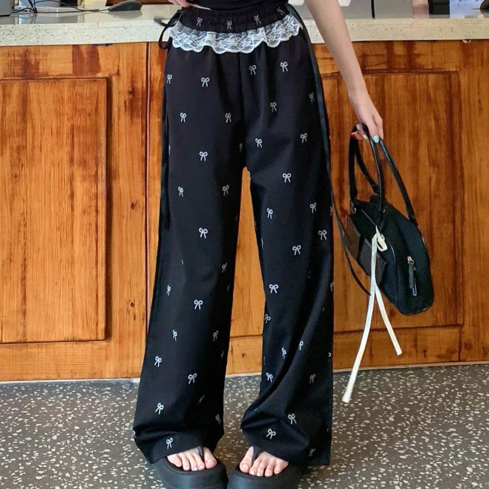 Bow Design Lace Patchwork Everyday Fashion All Seasons Brand New Elastic Pants Fashion Trousers Microelasticity
Bow Design Lace Patchwork Everyday Fashion All Seasons Brand New Elastic Pants Fashion Trousers Microelasticity