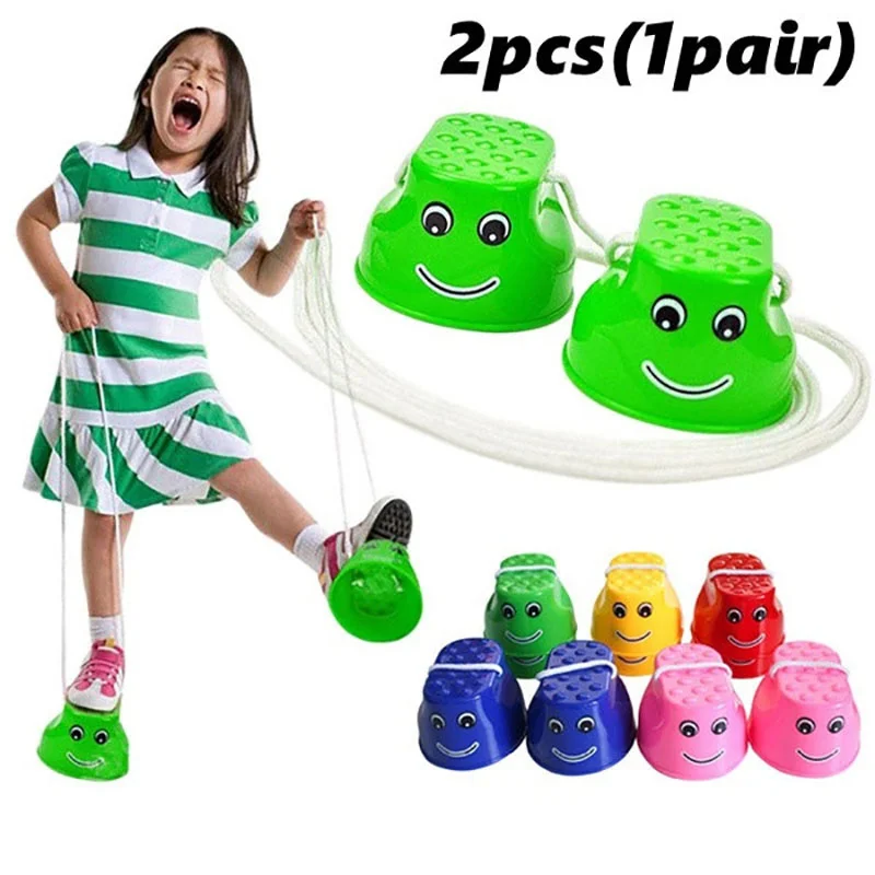 Equipment 1Pair Outdoor Plastic Balance Training Smile Jumping Stilts Coordination Game Jumping Feet Stilts For Kids Toys Gifts
Equipment 1Pair Outdoor Plastic Balance Training Smile Jumping Stilts Coordination Game Jumping Feet Stilts For Kids Toys Gifts