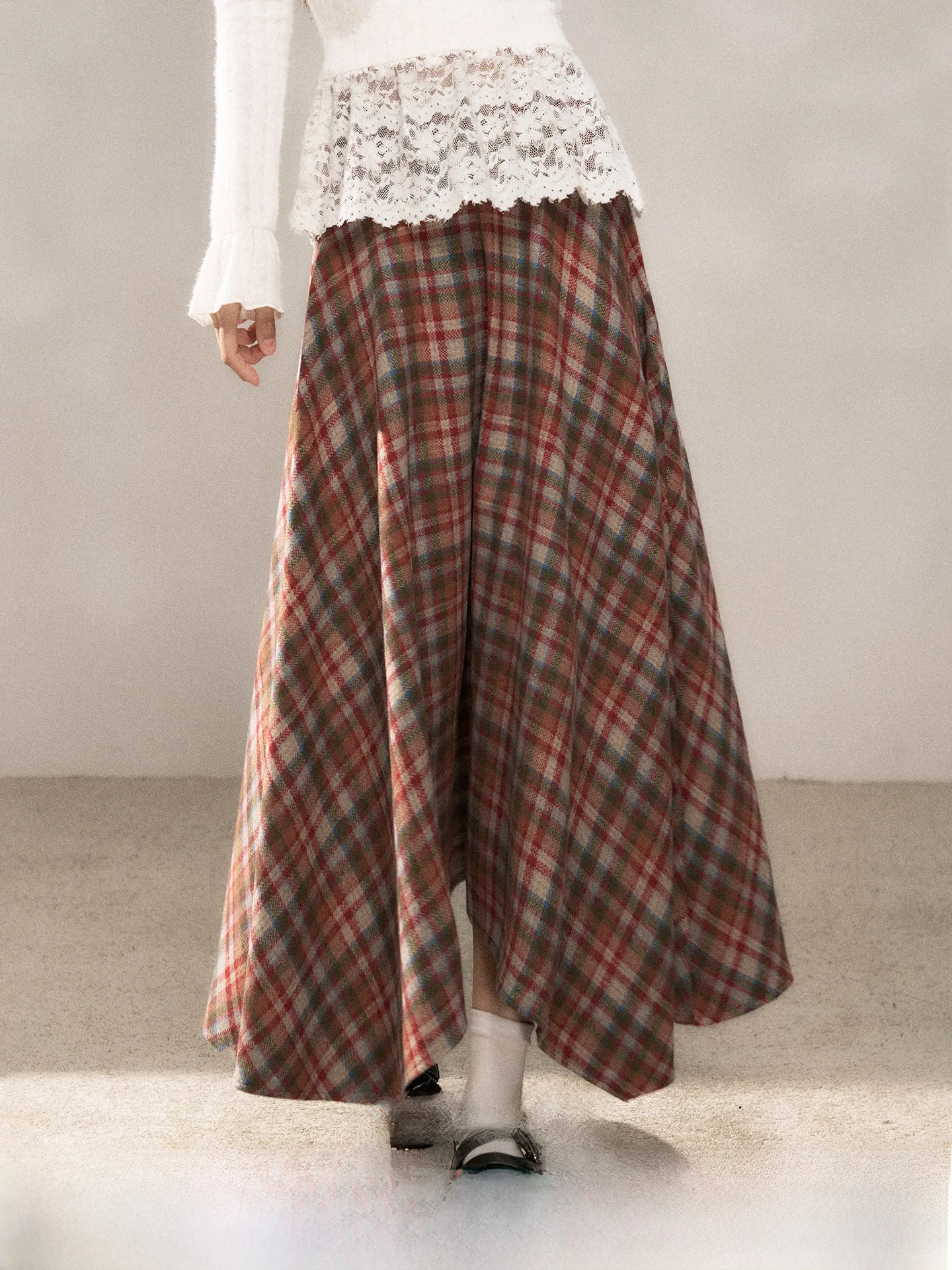 Red Plaid High Waist A-Line Skirt Women's Winter New Sle Slimming Retro f-length Skirt Byoxi Wildberry
Red Plaid High Waist A-Line Skirt Women's Winter New Sle Slimming Retro f-length Skirt Byoxi Wildberry