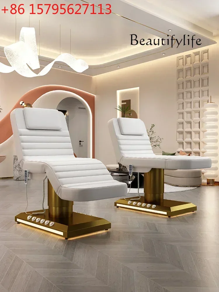 High-End Facial Bed Electric Lifting Dental Bed Physiotherapy Bed for Beauty Salon
High-End Facial Bed Electric Lifting Dental Bed Physiotherapy Bed for Beauty Salon