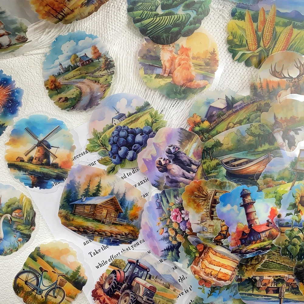 50pcs Rural Charm Transparent PET Stickers Decals For Phone Laptop Scrapbook Refrigerator Skateboard DIY Aesthetic Stickers
50pcs Rural Charm Transparent PET Stickers Decals For Phone Laptop Scrapbook Refrigerator Skateboard DIY Aesthetic Stickers