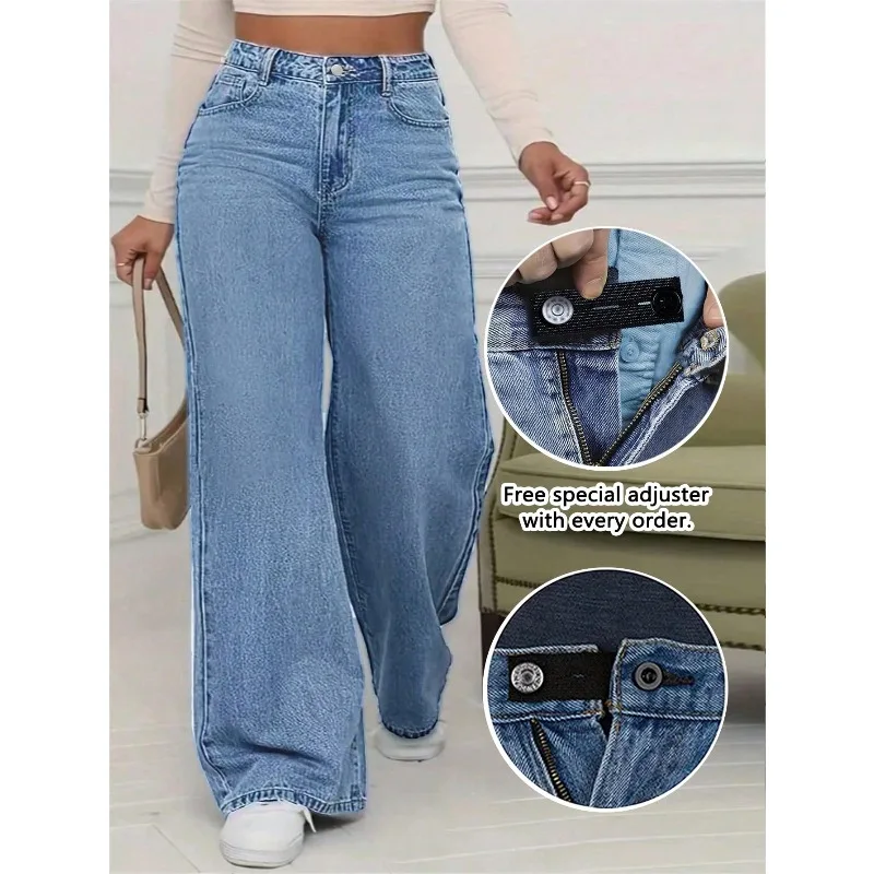 2026 Women's Mid Waist Non Elastic Casual Loose Straight Leg Denim Pants Suitable For Daily Commuting And Home Wear
2026 Women's Mid Waist Non Elastic Casual Loose Straight Leg Denim Pants Suitable For Daily Commuting And Home Wear