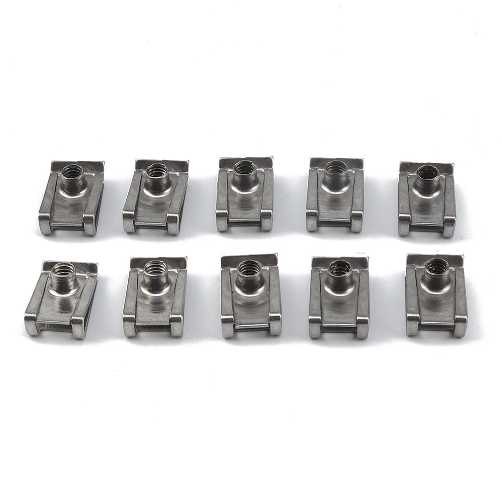 80pcs M4 Clip Nut Fasteners High Elasticity Spire U Clip Body Panel Motorcycle Fairing Self-Tapping Fixing Bumper
80pcs M4 Clip Nut Fasteners High Elasticity Spire U Clip Body Panel Motorcycle Fairing Self-Tapping Fixing Bumper