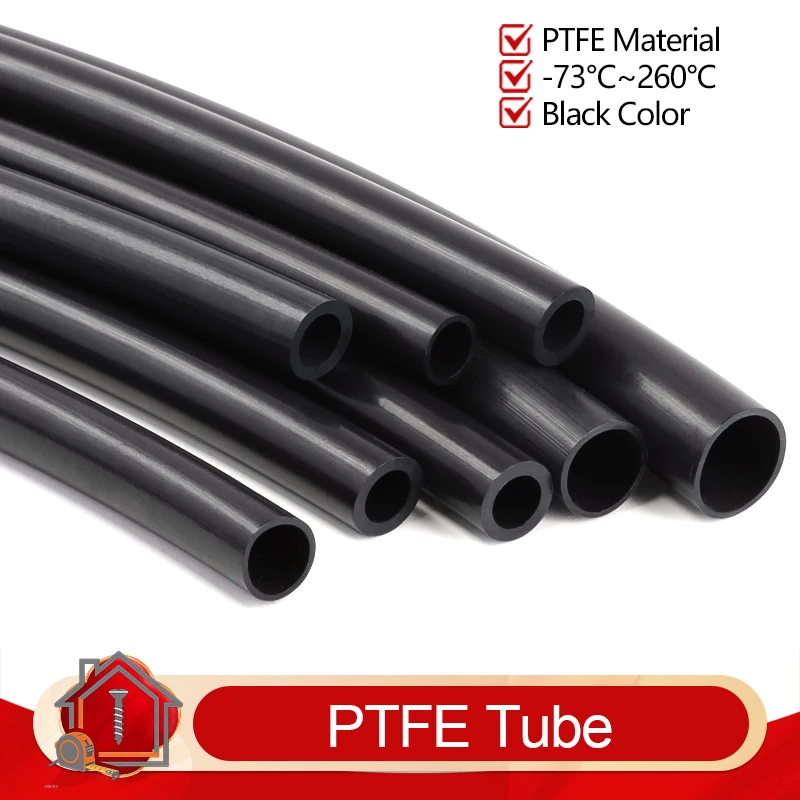 1~5m PTFE Tube Heat-resistant Insulated Hose Black ID 1 2 2.5 3 4 5 6 7 8 10 mm Extruder J-head Rigid Pipe For 3D Printer Parts
1~5m PTFE Tube Heat-resistant Insulated Hose Black ID 1 2 2.5 3 4 5 6 7 8 10 mm Extruder J-head Rigid Pipe For 3D Printer Parts
