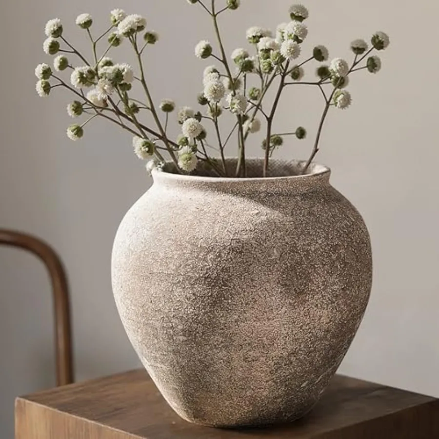 Ceramic Vase 6.7 inch Rustic Farmhouse Vintage Vase for Living Room Kitchen Bedroom Decorations Rustic Flower Vase for Home Dec
Ceramic Vase 6.7 inch Rustic Farmhouse Vintage Vase for Living Room Kitchen Bedroom Decorations Rustic Flower Vase for Home Dec