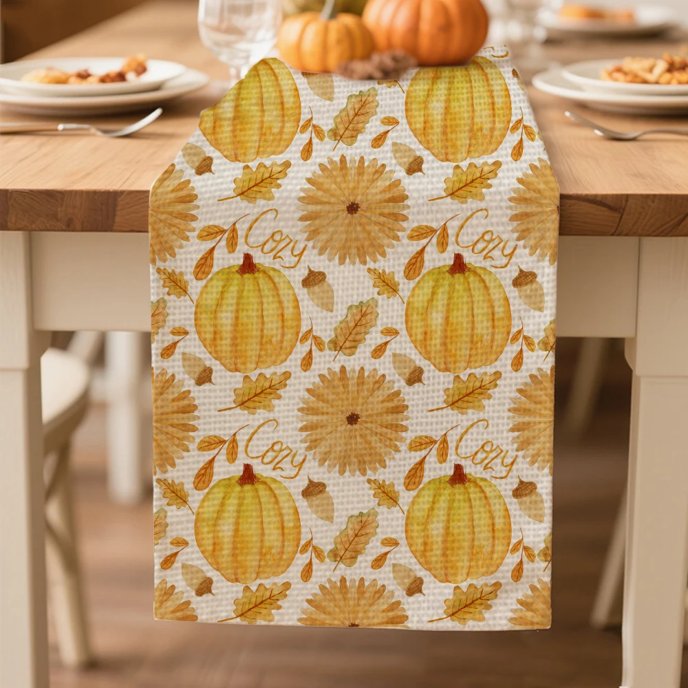 autumn table runners floral Table decoration and accessories for Harvest Festival Day Thanksgiving Day tablecloth
autumn table runners floral Table decoration and accessories for Harvest Festival Day Thanksgiving Day tablecloth