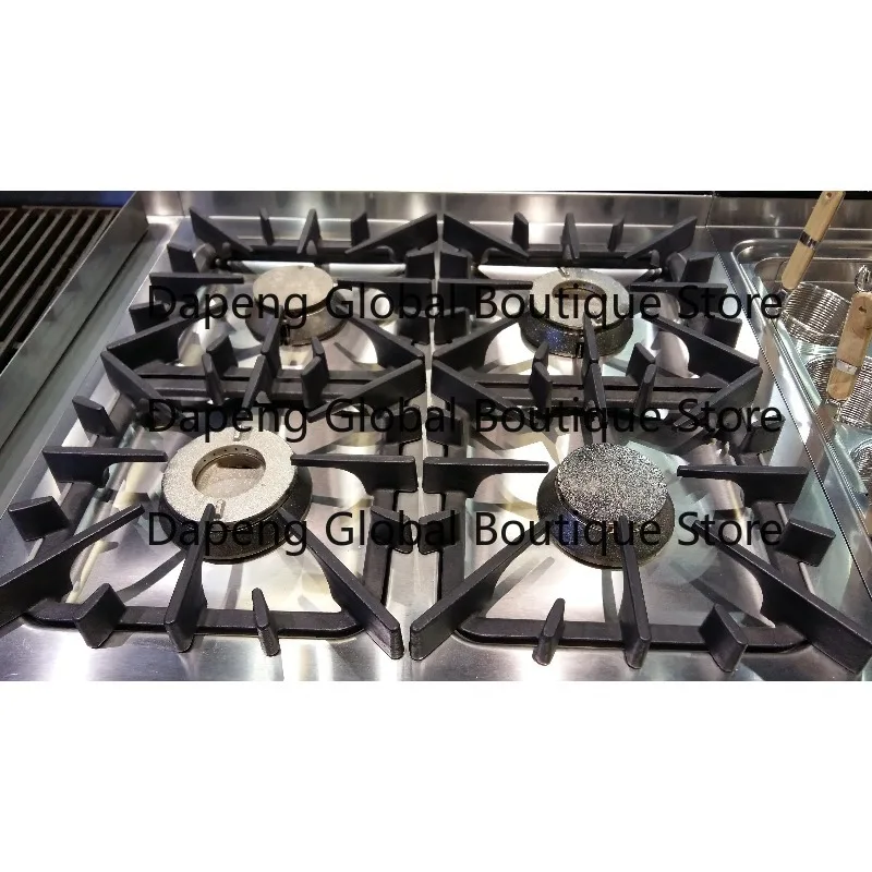 Commercial Free Standing Stainless Steel 4 burner Ga-s Stove with Oven for Restaurant Kitchen
Commercial Free Standing Stainless Steel 4 burner Ga-s Stove with Oven for Restaurant Kitchen