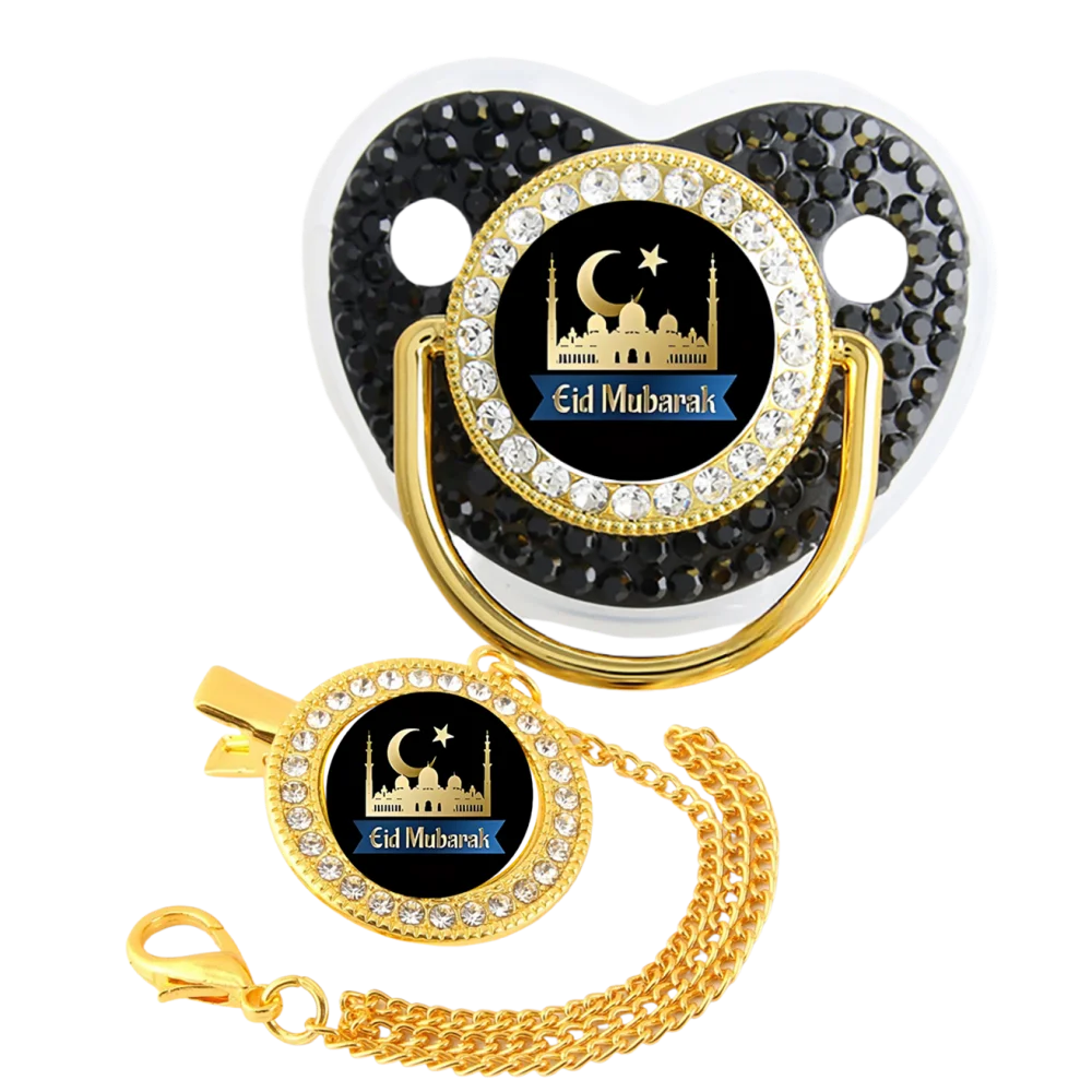 Full diamond baby silicone pacifier clip chain tooth pendant Baby pacifier Kawaii tooth toy gift Muslim baby gift
Full diamond baby silicone pacifier clip chain tooth pendant Baby pacifier Kawaii tooth toy gift Muslim baby gift