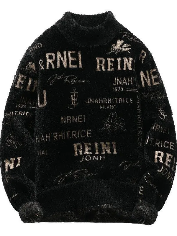 Мужской вязаный свитер с высоким воротником, утепленный, из вельвета, свободного кроя, повседневный, зимний, модный базовый слой, свободный крой
Мужской вязаный свитер с высоким воротником, утепленный, из вельвета, свободного кроя, повседневный, зимний, модный базовый слой, свободный крой