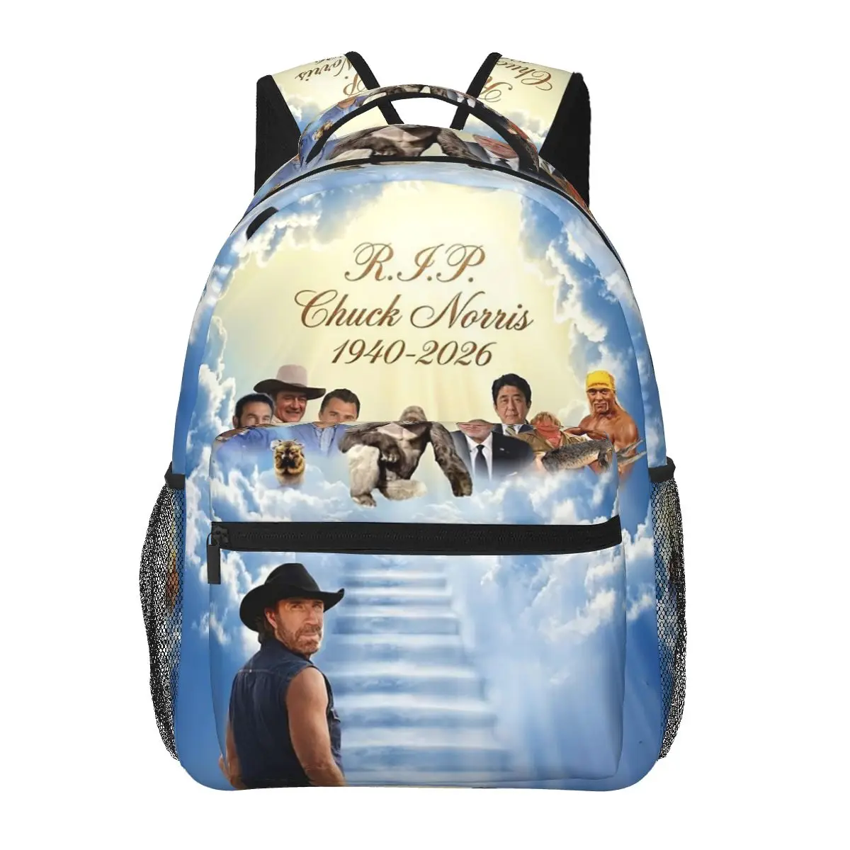 Chuck Norris Student Backpack School Bag Hiking Travel Daypack for Boys Girls Fashion Bookbag Shoulder Bags
Chuck Norris Student Backpack School Bag Hiking Travel Daypack for Boys Girls Fashion Bookbag Shoulder Bags
